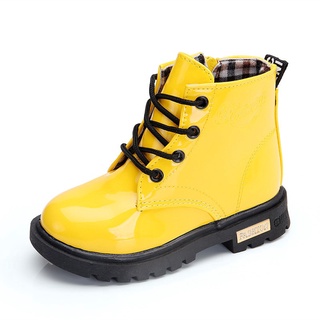 ❁【HOT】 Kids Martin Boots Candy Colors Fashion Boys Girls Ankle Boot