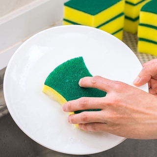 1Pcs Double-Sided Scouring Sponge Dish-Washing Sponge Nanometer Sponge Household Cleaning and Washing Dishes Rag Kitchen