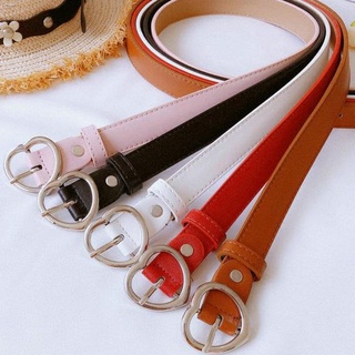 ◘✈Belt women s simple wild fashion student trend decorative pin buckle belt ladies Korean jeans belt