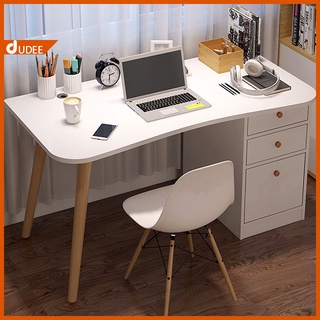 Table 120CM computer desk with Drawer table studyDesk writing living Room furniture roundedge