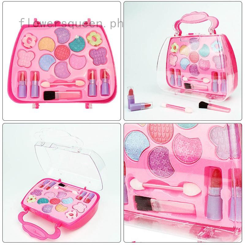 Pretend Play Girls Cosmetics Kit Toys Kid Beauty Make Up Toy