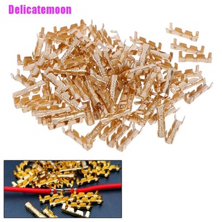 Delicatemoon> 100Pcs brass copper 0.5-1.5mm² crimp electrical connector wire terminal kit