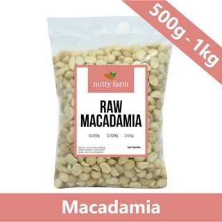 Raw Macadamia Nuts (500g - 1kg) by Nutty Farm