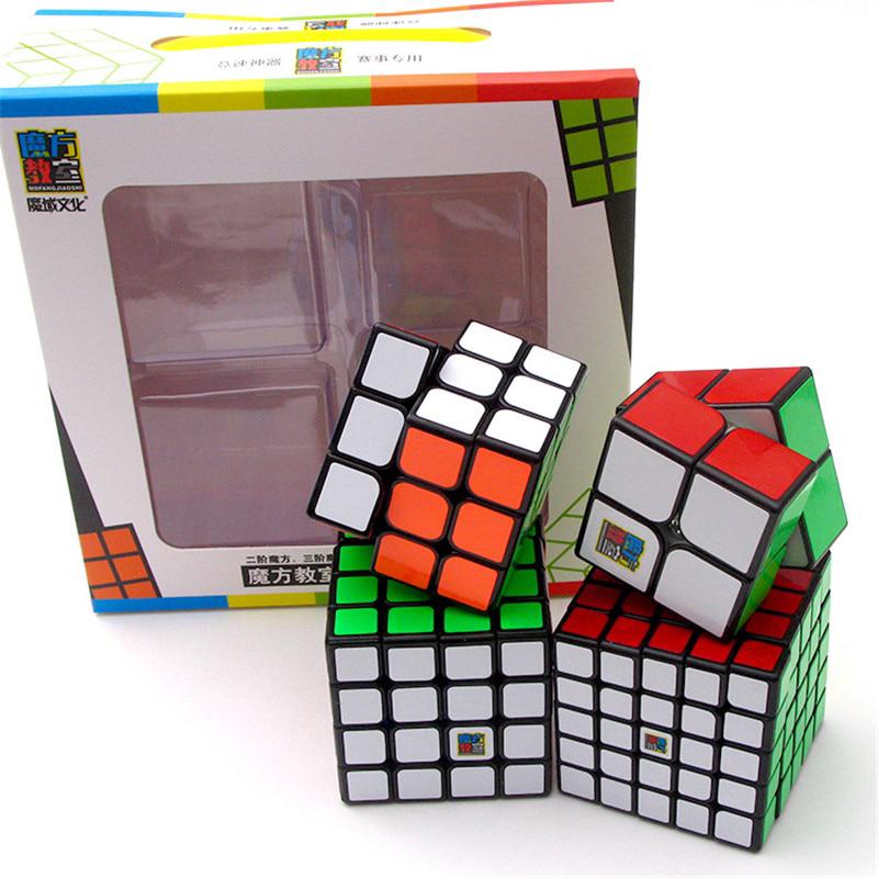 Magic Speed Cube Puzzle Bundle Set Cube Gift Box Rubik Game