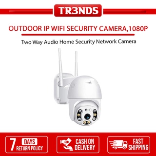 OUTDOOR IP WIFI SECURITY CAMERA,1080P Surveillance Two Way Audio Home Security Network Camera
