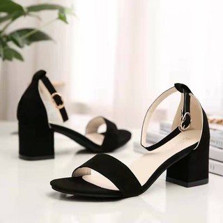 Allstarshoes Ladies Korean Style Sandals Block Heels 2.5'' (8)