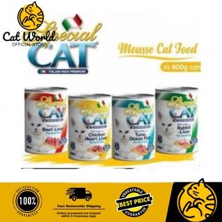 ◎[PROMO SALE] Special Cat Mousse Canned Cat Wet Food For Cats and Kittens 400g [SET OF 2]