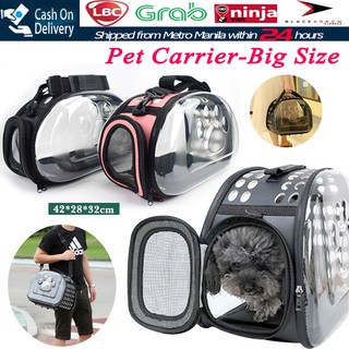 【Ready Stock】∋Pet Carrier Folding Cat Pack Backpack Dog Universal Travel Out Bag Package Handbag