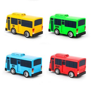 4 PCS/Pack Mini Cartoon Small Bus Sliding Back Car