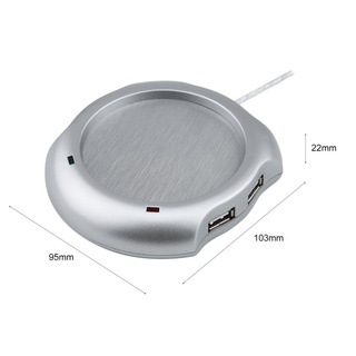✑✹USNOW Hot USB Warmer Muti-function Electric Warmer Cup Warmer Mug Coasters Wired Mini Portable Cho