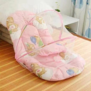 convenient bed pillow baby pillow♠♞▣baby mosquito net Folding Soft Cushion Bed babies with Pillow i