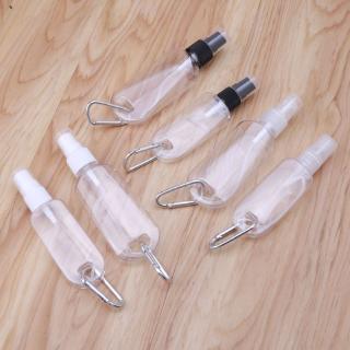 kuku♥ Portable Alcohol Spray Bottle Empty Hand Sanitizer Empty Holder Hook Keychain (3)