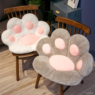 ✈✑○Cute Cat Paw Plush Chair Cushion Animal Child Seat Cushion Sofa Back Pillows Mat Home Sofa Indoor