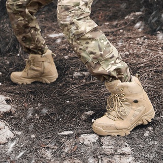 New Original boots Swat Sport Army Men Tactical Boots Outdoor Hiking High Top Combat Winter Boots Kasut Operasi TWp9