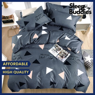 Sleep Buddies Printed 3 in 1 Bedsheet Set (2 Pillowcases & 1 Fitted Sheet) DF252