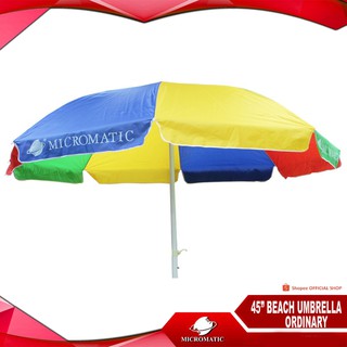 Micromatic 45" ORDINARY Standard Round Beach Umbrella