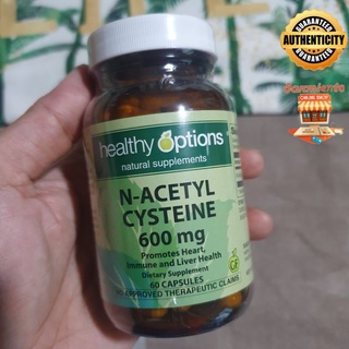 N-Acetyl Cysteine NAC 600mg 60 capsules Healthy Options