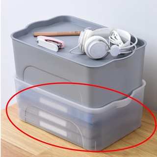 Boxes▪LOCAUPIN 4 in 1 Home Clothes Underwear Storage Shelf Organizer Plastic Container Box w/ Handle (7)