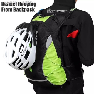 ✵♂▥WEST BIKING Waterproof Bicycle Bag Cycling Backpack Breathable 10L Ultralight Bike Water Bag Clim
