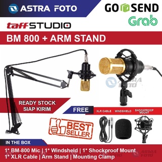 Taffware Bm800 Savings Package + Arm Stand Mic - Condense Microphone - Bm800 +Rm Stand
