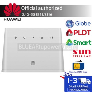For Dito Huawei SIM Router B311/B316 4G LTE Wireless Router 300mbps WIFI Ethernet For Globe Smart