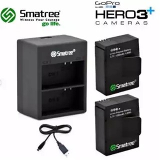 Smatree 2C-005 Battery Kit for GoPro Hero 3 3+ (3)