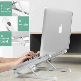【Ready Stock】✓❡Laptop Stand Portable Adjustable Foldable Six-height Notebook Stand Cooling Folding