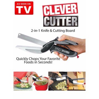 2 in 1 Clever Cutter Knife with Cutting Board Slicers