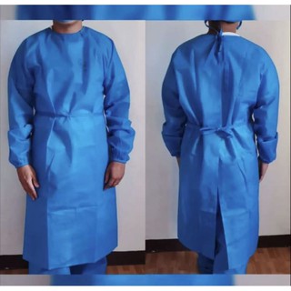 Isolation gown best quality surgical gown 40 GSM Blue Direct Supplier