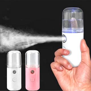 Disinfector Portable Small Air Humidifier USB Rechargable 30ML Handheld Water Meter Ultrasonic Charging Diffuser Mini Milk Oil Steamed Face