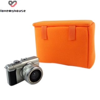 Portable DSLR SLR Camera Inner Insert Bag Partition Padded Protector Velvet Case
