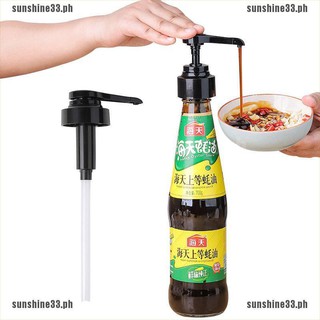 【sunshine33】Syrup Nozzle Pressure Oil Sprayer Oyster Sauce Plastic Pump P