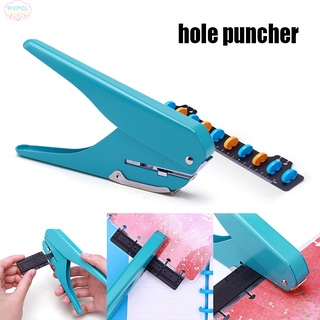 RVPCL Hand-held Mushroom Hole Puncher Paper Cutter Loose-leaf Manual Punching Machine for Office Home Students