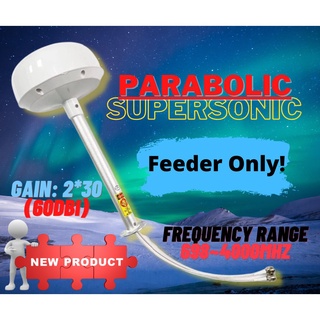 Ready Stock/✓Parabolic SuperSonic Antenna 60dbi Freq Range 700-3800mhz (2)