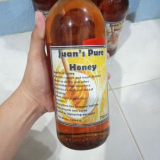 Juan's pure honey 750ml Long neck bottle