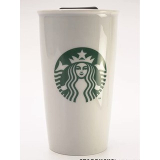 New Starbucks Siren 12oz Double Wall Mug wth black lid