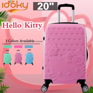 Idoky ABSHK 20" Hello Kitty Hand Carry Suitcase Luggage Trolley 360 Rotation Wheel Cute BOYS Girls
