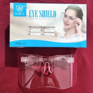 Oversized Acrylic Half Butterfly Face Eye Shield Eyeglasses