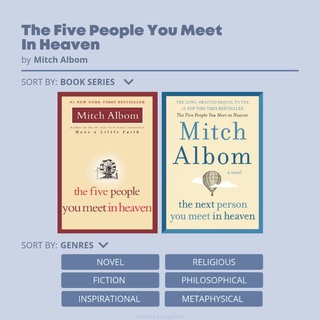 Mitch Albom - The Five People You Meet In Heaven, The Next Person You Meet In Heaven