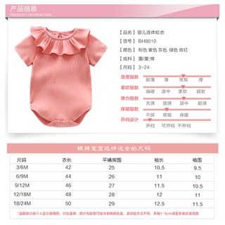 Infant Baby Girls Romper Jumpsuit Bodysuit Sunsuit Infant Floral Lace Romper (8)