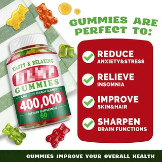 Health Nutrition Gummies Relieve stress & anxiety Relief Hair, Skin & Nails vitamin C Gummies