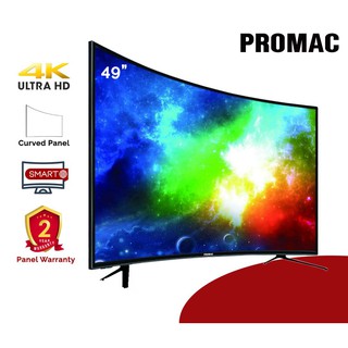 Promac LED-4KS4940C 49" Curved 4K UHD Smart TV