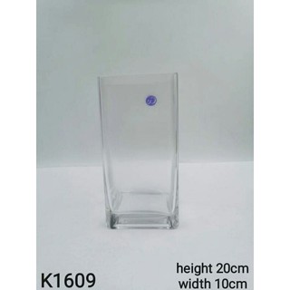 K1609 Transparent Square Vase