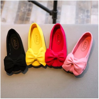 Lovely Children Kid Girls Princess Shoes Kids Girls Bow Single Shoes Dance Shoes