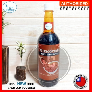 Top Creamery™ Muscovado SugarcaneSyrup Bottle 1kg | Made for Coffee Tea Soda & Coctails