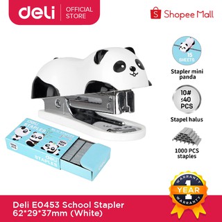 Deli E0453 School Stapler 62*29*37mm, 62.95gram/Card