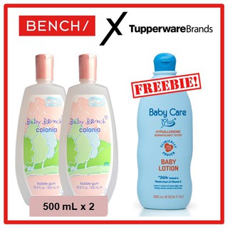 Bench Colonia Bubble Gum 500mL x 2 and Baby Care Plus Blue Lotion 300mL