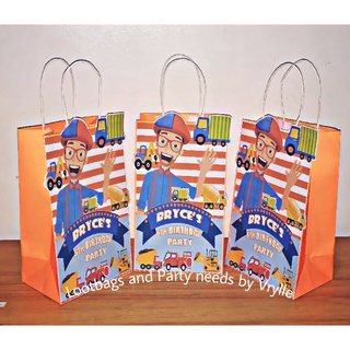 Blippi Personalized Loot bags Customized