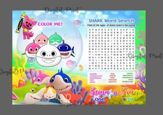 Party Activity Sheets/ Place Mats (3)