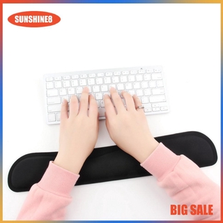 Black Gel Wrist Rest Support Comfort Pad for PC Keyboard Raised Platform Hands Keyboard pad